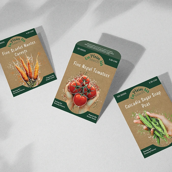Organic Seed Packets